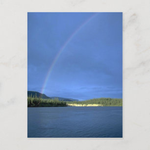 Regenboog over de Nahanni-rivier, NWT, Canada Briefkaart