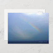 Regenboog over de oceaan briefkaart (Voorkant / Achterkant)