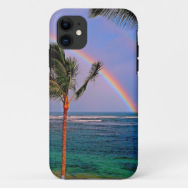 Regenboog over de oceaan iPhone 11 hoesje