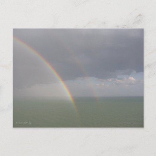 Regenboog over de Oceaan II Briefkaart (Voorkant)
