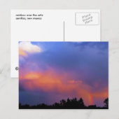 regenboog over de ortiz briefkaart (Voorkant / Achterkant)