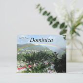 Regenboog over de rivier in Dominica Briefkaart (Staand voorkant)