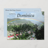 Regenboog over de rivier in Dominica Briefkaart (Voorkant / Achterkant)