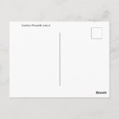 Regenboog over Godafoss Waterfall, IJsland Briefkaart (Achterkant)