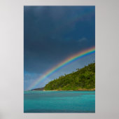 Regenboog over het eiland, Amerikaans-Samoa Poster (Voorkant)