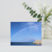 Regenboog over Honolulu, Hawaii Briefkaart (Staand voorkant)