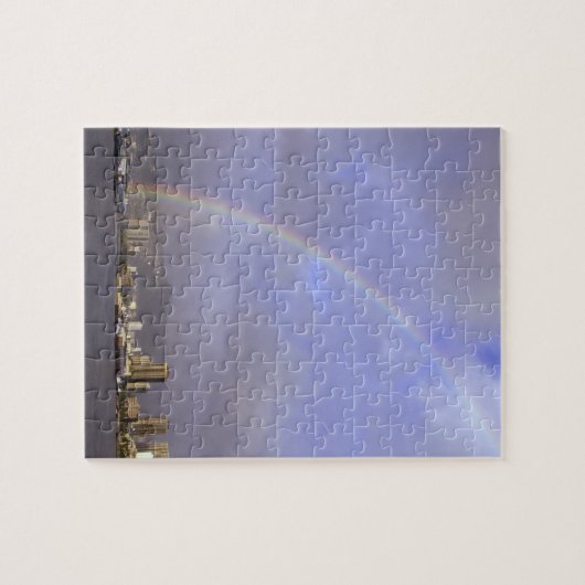 Regenboog over Honolulu, Hawaii, Verenigde Staten Legpuzzel (Horizontaal)