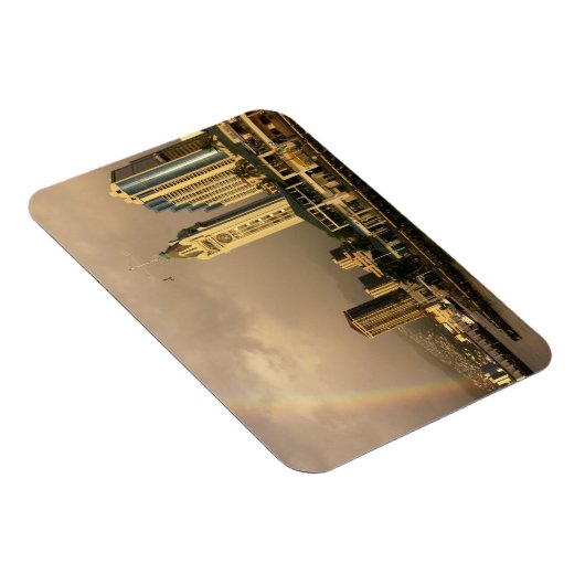 Regenboog over Honolulu, Hawaii, VS 2 Magneet (Rechterzijde)