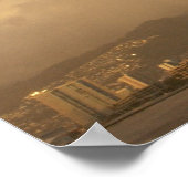 Regenboog over Honolulu, Hawaii, VS 3 Poster (Hoek)
