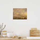 Regenboog over Honolulu, Hawaii, VS 3 Poster (Keuken)