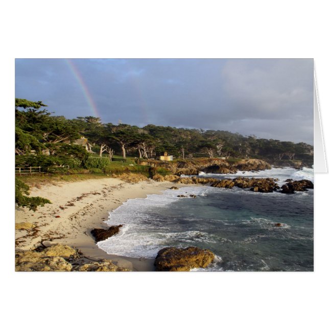 Regenboog over karmelkaart (Voorkant Horizontaal)