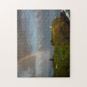 Regenboog over Kilauea vuurtoren op Hawaii Legpuzzel (Verticaal)