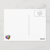 Regenboog over Niagara Herfsten Canada Side Briefk Briefkaart (Achterkant)