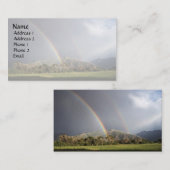 Regenboog over Pastuierland Visitekaartje (Voorkant / Achterkant)