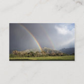 Regenboog over Pastuierland Visitekaartje (Achterkant)