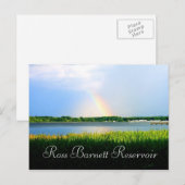 Regenboog over Ross Barnett Reservoir Briefkaart (Voorkant / Achterkant)
