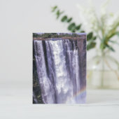 Regenboog over VictoriaHerfsten - Zimbabwe, Afrika Briefkaart (Staand voorkant)