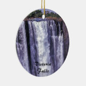 Regenboog over VictoriaHerfsten - Zimbabwe, Afrika Keramisch Ornament (Rechts)