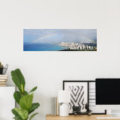 Regenboog over Waikiki Poster (Thuiskantoor)