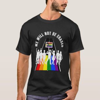 Regenboog Oversteekplaats Straat We zullen niet wo T-shirt