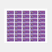 Regenboog Paars Labels (Vel)