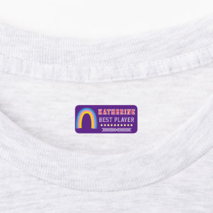 Regenboog Paars Labels