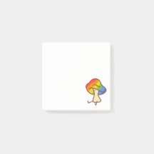Regenboog Paddenstoel Post-Its voor Homo Schimmels