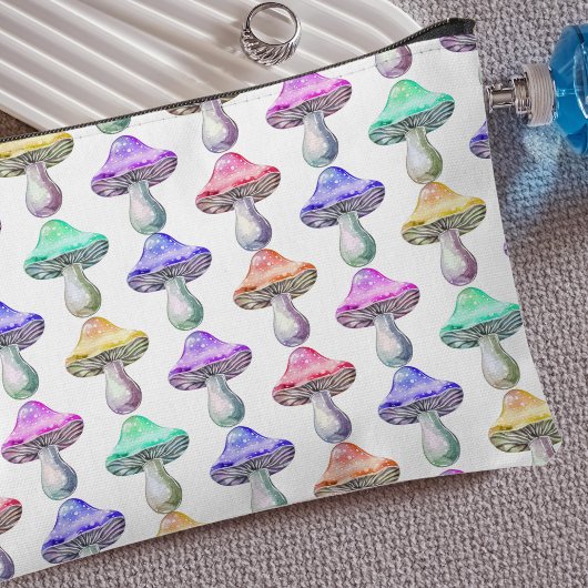 Regenboog Paddenstoelen Patroon Reizen Etui