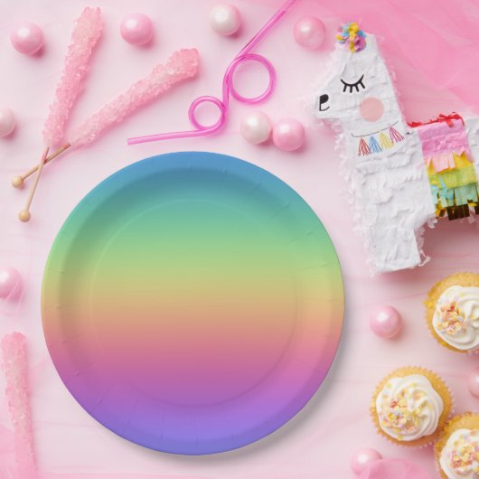 Regenboog Papieren Bord (Feest)