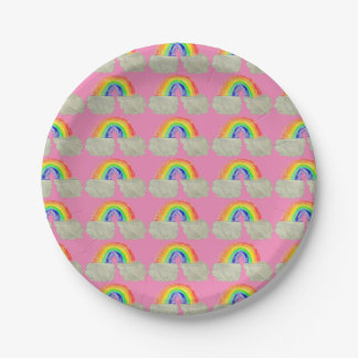 Regenboog Papieren Bordje