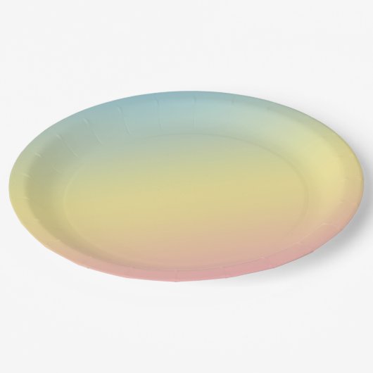 Regenboog- Papieren Bordje (Gekanteld)