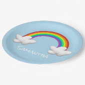 Regenboog Papieren Bordje (Gekanteld)