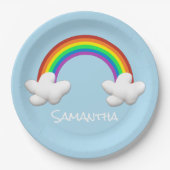 Regenboog Papieren Bordje (Voorkant)
