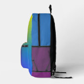 Regenboog Parel Bedrukte Rugzak (Rechts)