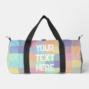 Regenboog Pastel Kleur Buffel Check Plaid 90s Smal Plunjezak