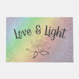 Regenboog pastel Love & Lighta Deurmat