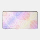 Regenboog Pastel Modern Kleurrijk Abstract Bureaumat (Voorkant)