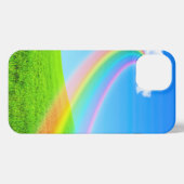 Regenboog patroon gepersonaliseerd iPhone hoesje (Achterkant horizontaal)