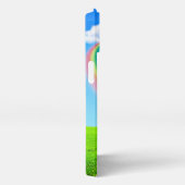 Regenboog patroon gepersonaliseerd iPhone hoesje (Rechterkant)