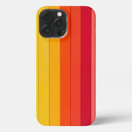 Regenboog patroon gepersonaliseerd iPhone hoesje (Achterkant)