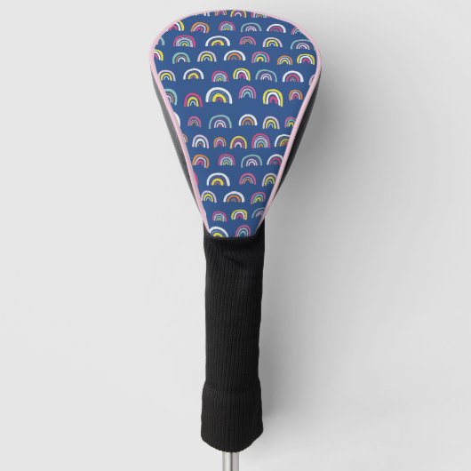 Regenboog patroon golfheadcover (Voorkant)