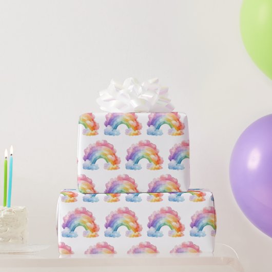 Regenboog Patroon Kinderen Verjaardag Cadeaupapier (Feestgeschenken)