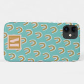 Regenboog Patroon Monogram Case-Mate iPhone Case (Achterkant (horizontaal))