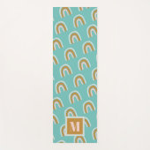 Regenboog Patroon Monogram Yogamat (Voorkant)