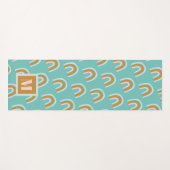 Regenboog Patroon Monogram Yogamat (Voorkant (horizontaal))