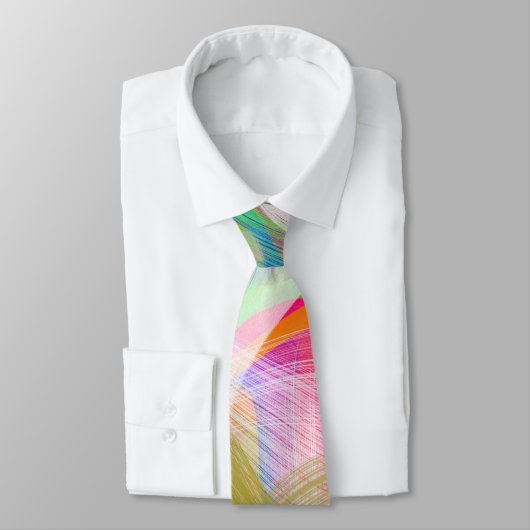 Regenboog Patroon Stropdas (Gebonden)
