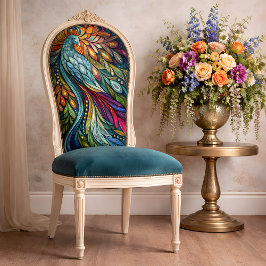 Regenboog Pauw Decoupage Tissuepapier
