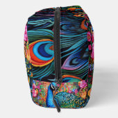 Regenboog Pauw Dopp Kit Toilettasje (Rechts)