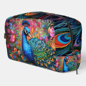 Regenboog Pauw Dopp Kit Toilettasje (Rechterhoek)