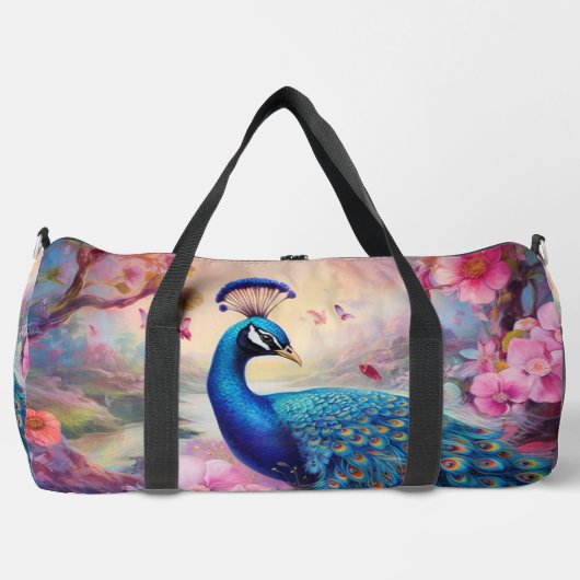 Regenboog Peacock grote plunjezak (Voorkant)